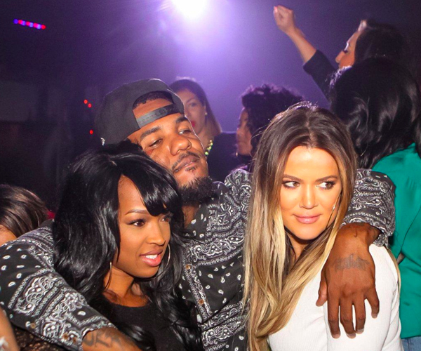 Khloe Kardashian parties with The Game