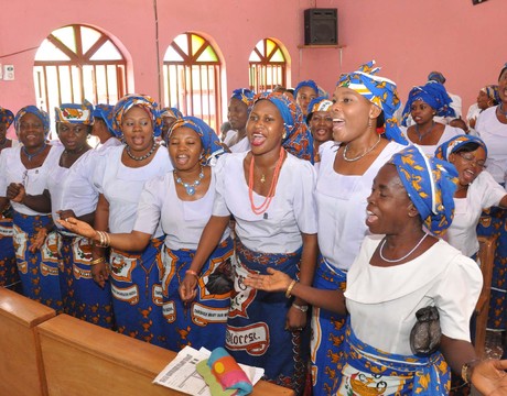 2014 Mothers Day: Nigerian Women Pray For Peace, Unity 3 MEMBERS OF CATHOLIC WOMEN ORGANISATION (CWO) OF ST LUKE CHAPLAINCY, UNIVERSITY OF ABUJA TEACHING HOSPITAL, GWAGWALADA, CELEBRATING MOTHER'S DAY IN ABUJA ON SUNDAY (30/3/14).