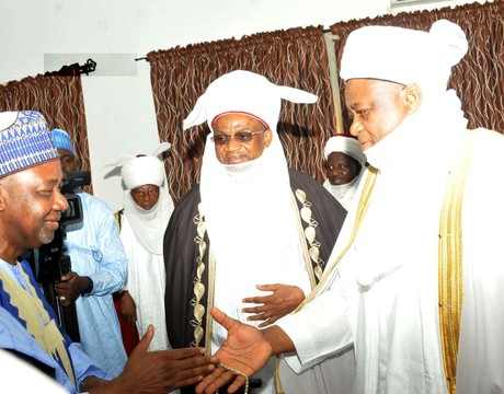 Muslims At The Receiving End Of Boko Haram Attacks – Sultan 3 FROM LEFT: VICE PRESIDENT, NAMADI SAMBO; ETSU NUPE, ALHAJI YAHAYA BUBAKAR AND SULTAN OF SOKOTO, ALHAJI SA'AD ABUBAKAR 111, AT THE JAMA'ATU NASRIL ISLAM, GOLDEN JUBILEE LECTURE IN KADUNA ON SUNDAY (13/4/14).