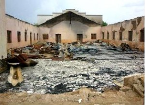 One-of-the-Nigerian-churches-burned-down