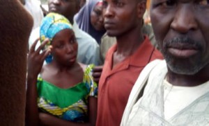 one of the students who escaped from Boko Haram [L]