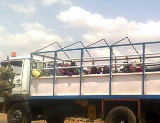 THE TRUCK WITH FULANI HERDSMEN INSIDE (CREDIT: SAHARA REPORTERS)