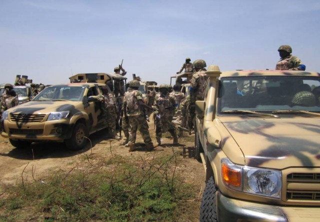 Nigerian troops