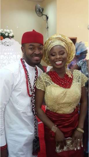 Newly weds OC Ukeje and Ibukun Togonu