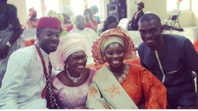 OC Ukeje, Ibukun Togonu with family