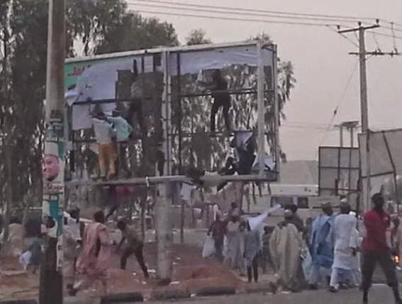 Jonathan's campaign billboard destroyed in Katsina