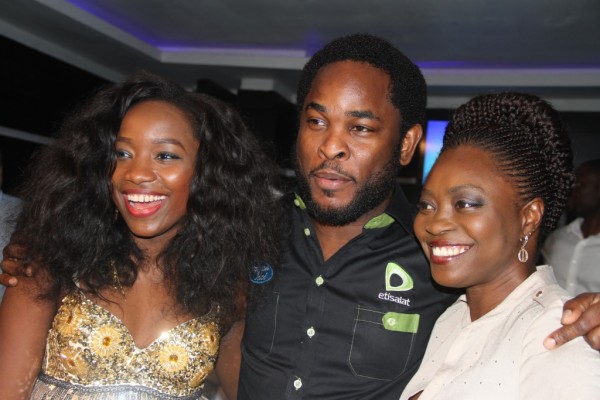 Pix 2(L-R): Winner, Nigerian Idol Season 4, Evelle; Director, Brand & Experience, Etisalat Nigeria, Enitan Denloye and Nigerian Idol Season 5 Judge, Yinka Davies, at the Etisalat sponsored Nigerian Idol Season 5 media launch, held in Ikoyi, Lagos, yesterday. 