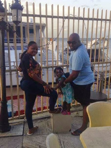 Omawumi, daughter and baby daddy