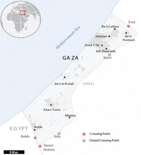 03 05 ocha map Gaza