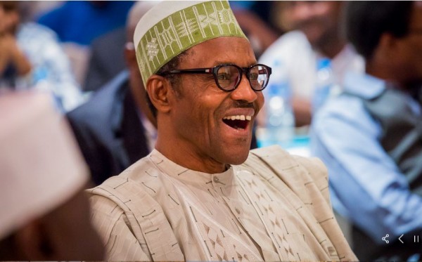 Buhari laughs