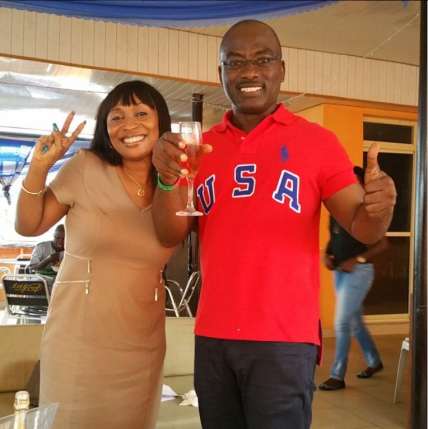 Dayo Adeneye with his wife