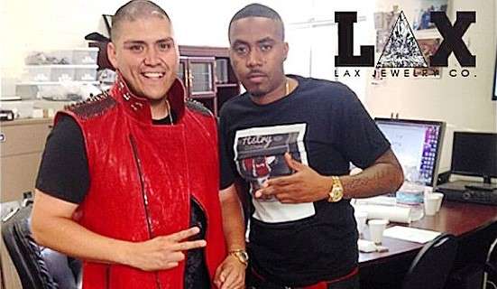 Robert Marin with one of his clients, Nas