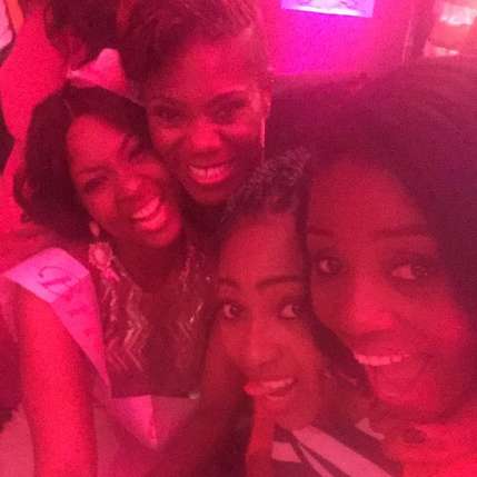 Osas and friends at her bachelorette party