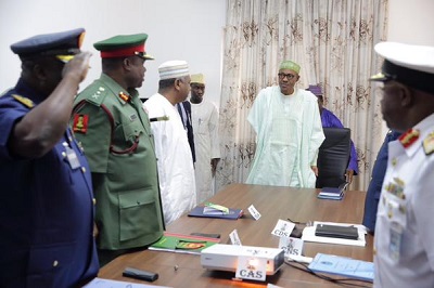 Buhari-Service Chiefs