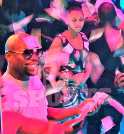 Floyd Mayweather Jr has been partying since his victory in historic fight with Manny Pacquiao