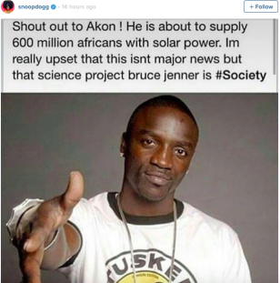 Snoop Dogg shades Caitlyn Jenner on Instagram