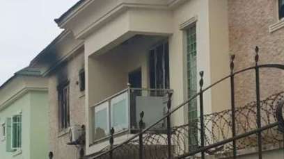 Kate Henshaw's Lekki home was gutted by fire on Thursday, June 25, 2015