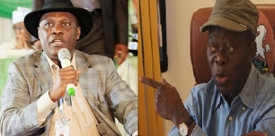 You’re A ‘Garage Boy’ Fit For The Motor Park, Orubebe Tells Oshiomhole Again | #Nigeria 1 Adams Oshiomhole-Godsday Orubebe