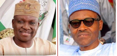 Governor Ayo Fayose and President Mohammadu Buhari