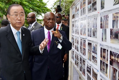 Ban ki-Moon and John Chukwu