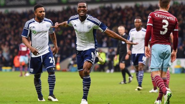 Brown Ideye Scored Seven Goals in 31 Appearances for West Brom. Image: Getty.