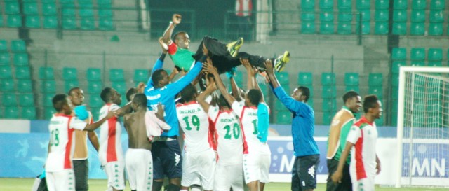 #Football > Burkina Faso upset Nigeria to reach African Games Football Final 1 Burkina Faso upset Nigeri