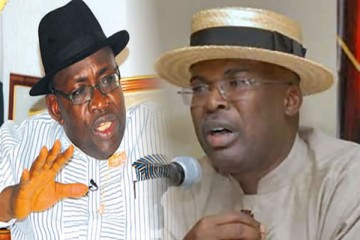 Bayelsa Guber Poll: Dickson Calls On Sylva To Concede Defeat 1 Seriake Dickson and Timipreye Sylva