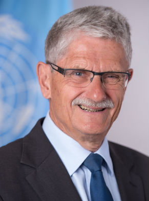 The President of the UN General Assembly. H.E. Mr. Mogens Lykketoft