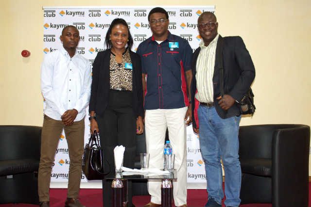 L-R Abiola Fabio Community mgr Kaymu Africa Chioma Agha MD Swish Ideas Ezekiel Bamigboye Snr SME Mgr MTN Ademola Adewusi