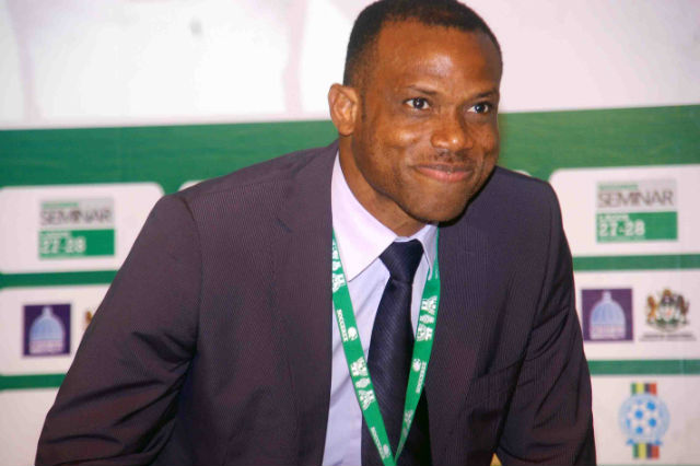 22 Home-based Super Eagles Begin Training In Abuja To Prepare For 2016 Championship of African Nations 1 Sunday Oliseh