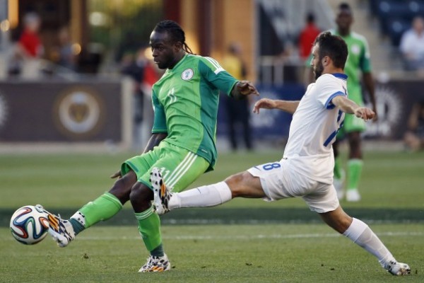 Victor Moses and Alex Song Join West Ham United On Loan As Jelavic Commits To Hammers | #Sports 1 Victor Moses Pictured During Nigeria's World Cup Warm-up Against Greece in the USA. Image: AP.