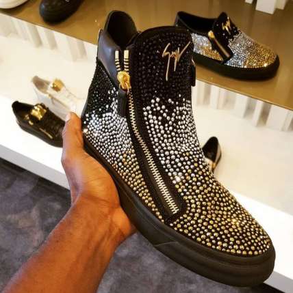 A pair of Zanotti sneakers