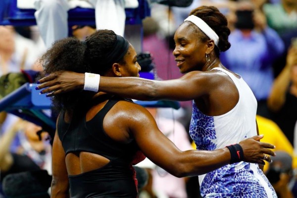 'No Victor; No Vanquished': Venus Congratulates Her Younger Sister after Their US Open Last-8 Tie in Arthur Ashe Stadium. Image: Getty via USTA.