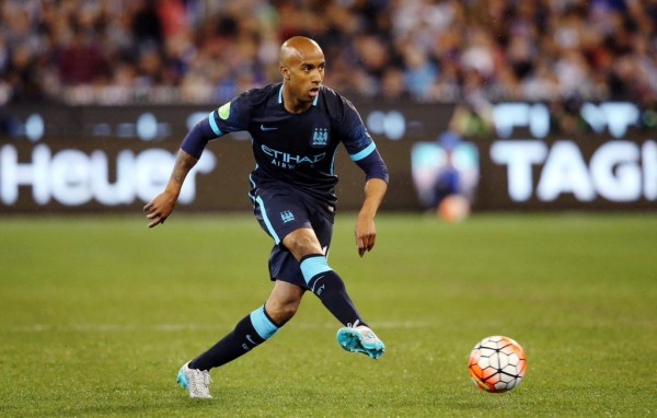 Fabian Delph Also Injured Bis Hamstring on His Manchester City Debut. Image: Getty.