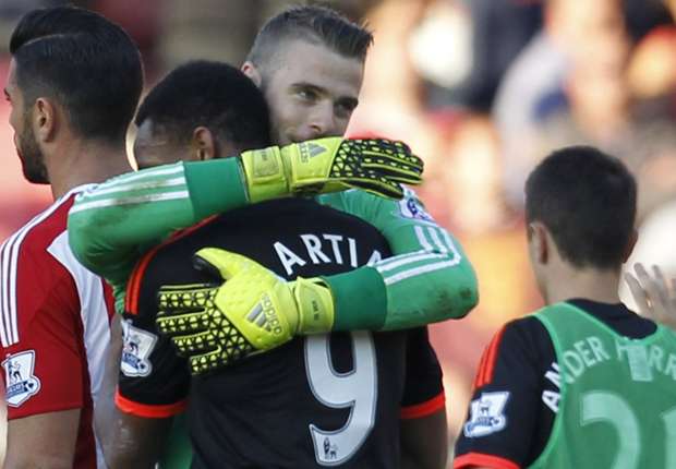 David De Gea and Anthony Martial