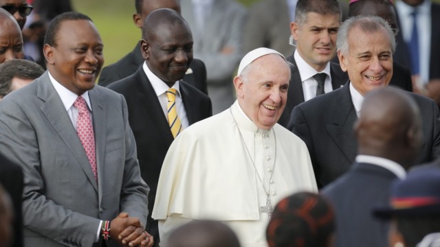 Pope Francis kicks off Africa Trip with Peace Message 1 Pope Francis In Kenya