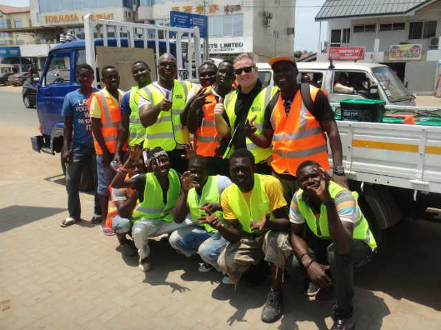 British Company plans to Manufacture the World’s Best Pothole Repair Product in Nigeria 5 Quikfix Ghana Repair Crew-Copyright QHL 2015