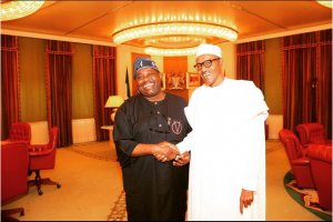 Dele Momodu & President Mohammadu Buhari