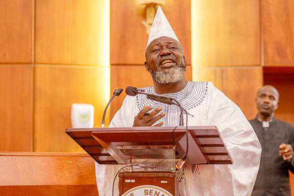 Adebayo Shittu during ministerial screening at the Nigerian Senate