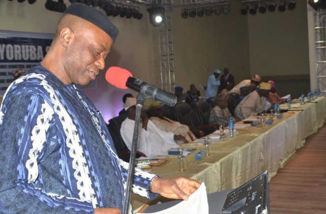 Governor Mimiko at Second Yoruba Summit