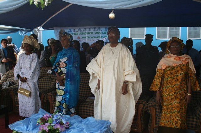 Her Excellency Mrs. Toyin Saraki, Founder-President Wellbeing Foundation Africa with Guests at the Launch of the Alaafia Universal Health Coverage Fund