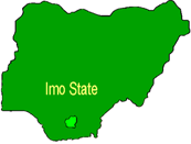 Imo State on map