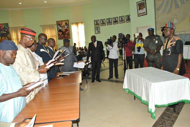 Judicial And Local Government Committee Inauguration by Governor Ortom