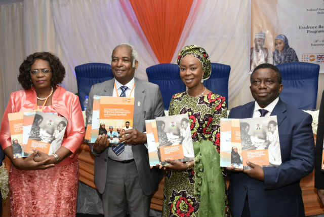 L to R Mrs Ratidzai Ndhlovu, UNFPA Representative, Prof. A.O. Ladipo, Chairman ARFH, Wife of Nigeria Senate President, Her Excellency Mrs Toyin Saraki, Hon. Minister of Health, Prof. Isaac Adewole