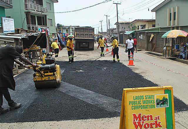 Lagos Government Urges Communities To Cooperate With Road Contractors In 2016 3 Lagos-road-repair