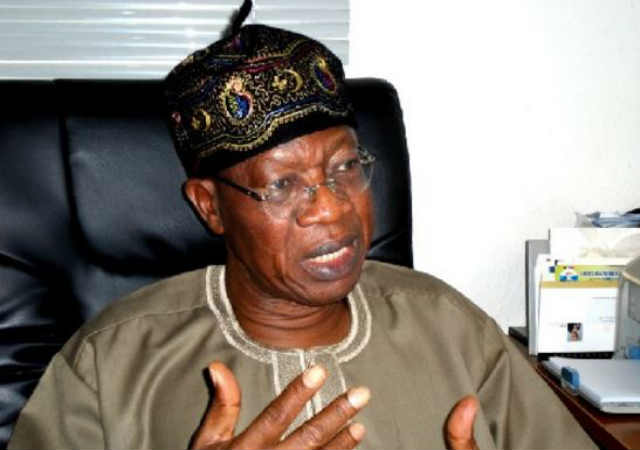 Minister of Information and Culture, Alhaji Lai Mohammed