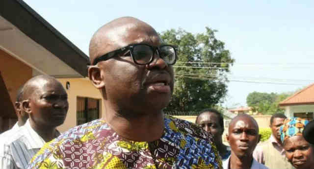 Governor Ayodele Fayose of Ekiti State In Public Place