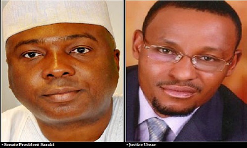 Bukola Saraki and Danladi Umar