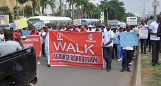 EFCC Clean Hands Campaign Walk in Abuja