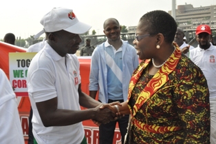 EFCC Clean Hands Campaign Walk in Abuja with Ibrahim Magu and Obby Ekwesili